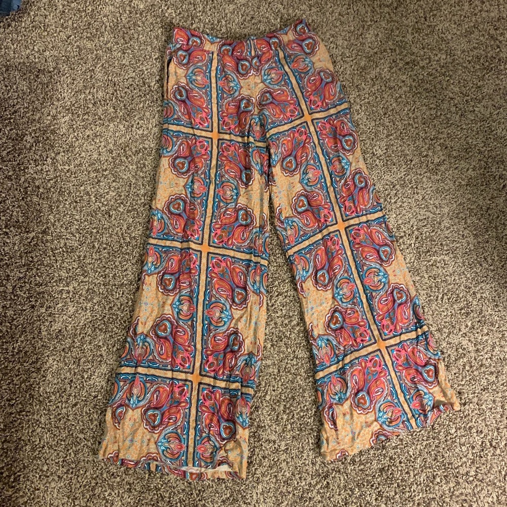Paisley “crazy” pants - Size Small